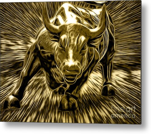 Wall Street Bull art