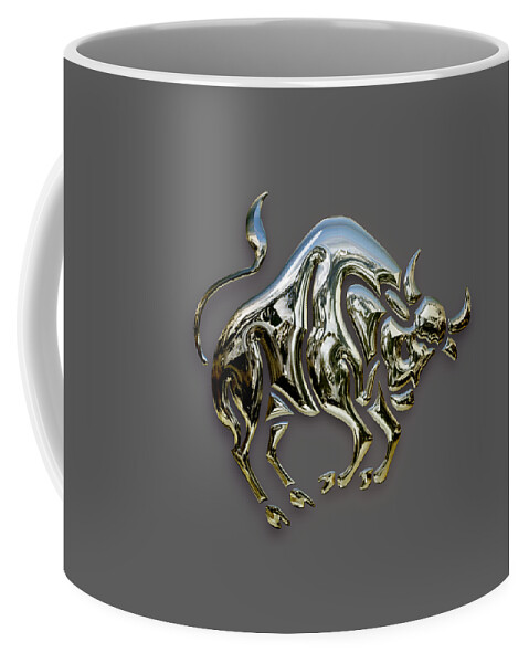 Wall Street Bull coffee mugs