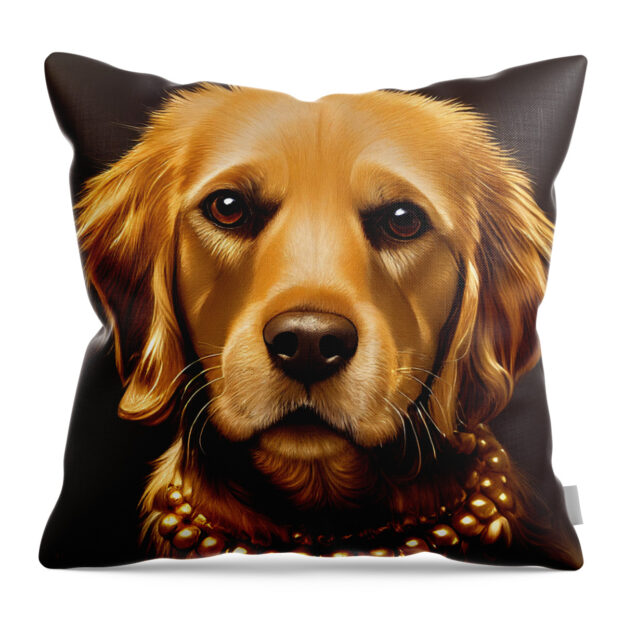 Golden Retriever Throw Pillows