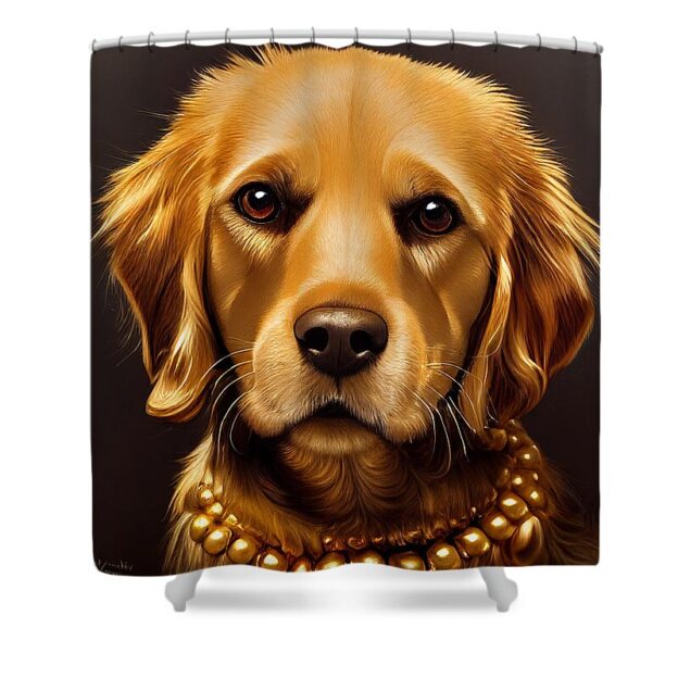 Golden Retriever Shower Curtains