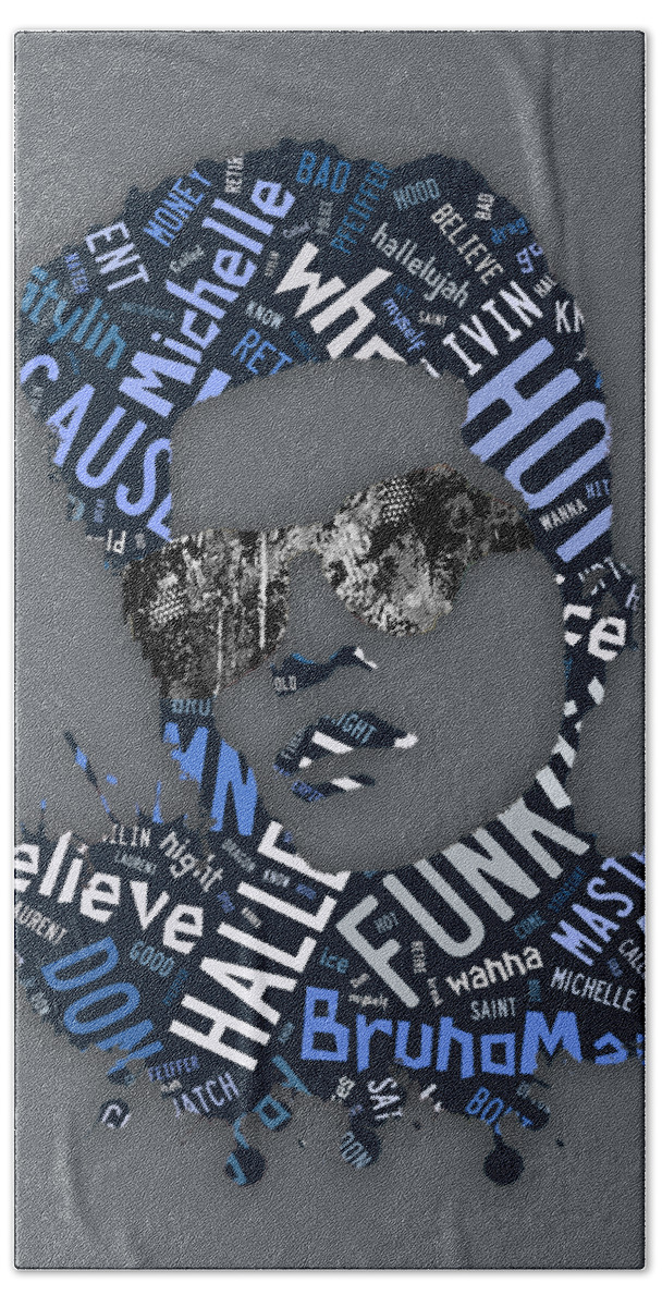 Bruno Mars Hand Towels
